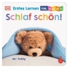 Buchcover und Innenansicht für das Buch: Erstes Lernen Fühl-Leporello. Schlaf schön!