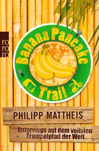 Buchcover und Innenansicht für das Buch: Banana Pancake Trail