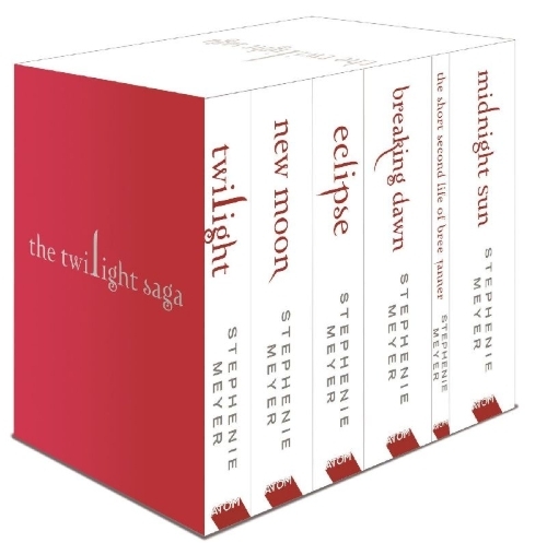 Buchcover und Innenansicht für das Buch: Twilight Saga 6 Book Set (White Cover)