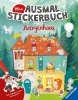 Buchcover und Innenansicht für das Buch: Mein Ausmalstickerbuch - Zwergenhaus