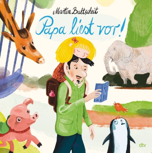 Buchcover und Innenansicht für das Buch: Papa liest vor
