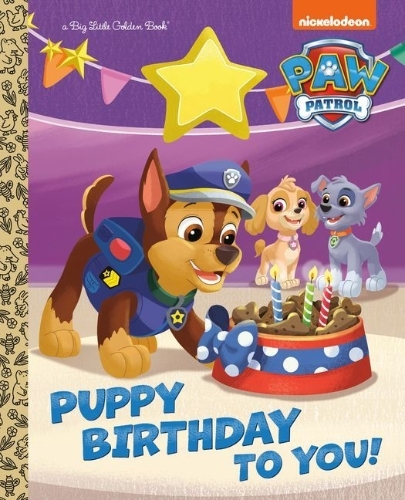 Buchcover und Innenansicht für das Buch: Puppy Birthday to You! (Paw Patrol)