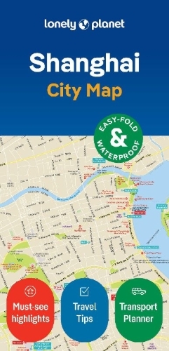 Buchcover und Innenansicht für das Buch: Lonely Planet Shanghai City Map