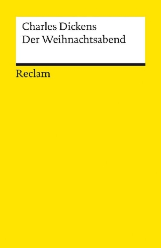 Buchcover und Innenansicht für das Buch: Der Weihnachtsabend oder Eine Geistergeschichte zum Christfest