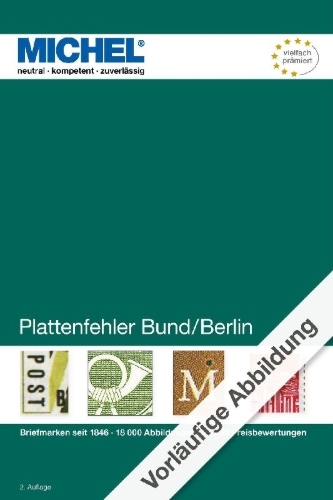 Buchcover und Innenansicht für das Buch: Handbuch Plattenfehler Bund/Berlin