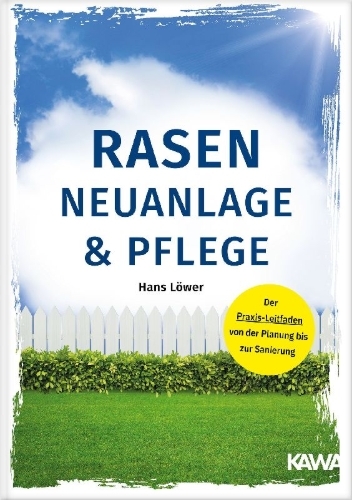 Buchcover und Innenansicht für das Buch: Rasen-Neuanlage und Rasenpflege