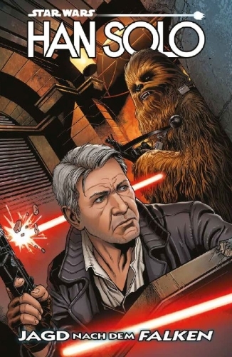 Buchcover und Innenansicht für das Buch: Star Wars: Han Solo - Hunt for the Falcon #1-#5