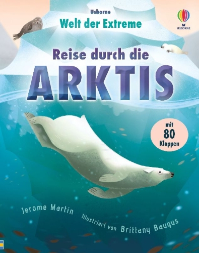 Buchcover und Innenansicht für das Buch: Welt der Extreme: Reise durch die Arktis