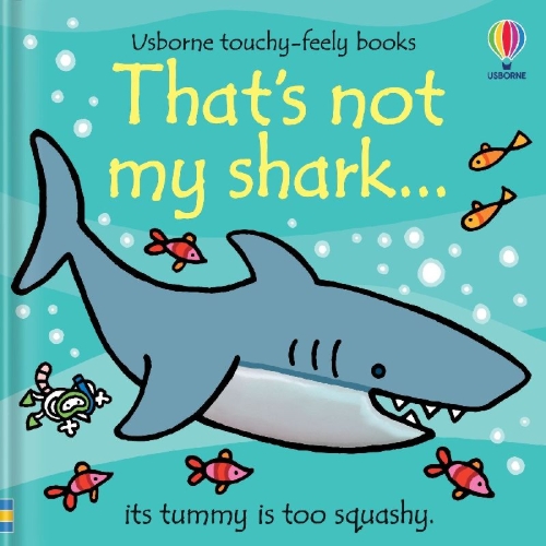 Buchcover und Innenansicht für das Buch: That's not my shark...