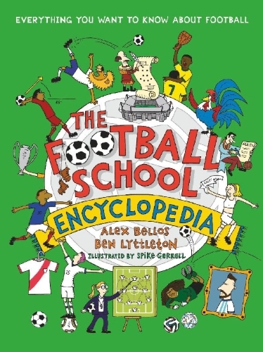 Buchcover und Innenansicht für das Buch: Football School Encyclopedia