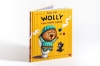 Buchcover und Innenansicht für das Buch: Wolly kann Würfel kacken