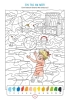 Buchcover und Innenansicht für das Buch: Conni Gelbe Reihe (Beschäftigungsbuch): Malen mit Zahlen