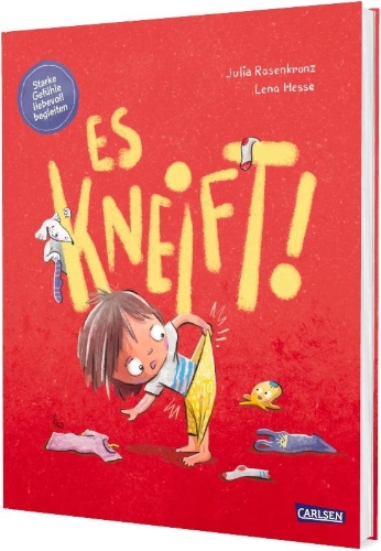 Buchcover und Innenansicht für das Buch: Es kneift!