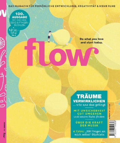 Buchcover und Innenansicht für das Buch: Flow Nummer 100 (6/2026)