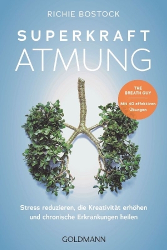 Buchcover und Innenansicht für das Buch: Exhale: The science and art of breathwork