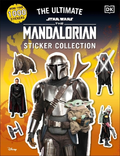 Buchcover und Innenansicht für das Buch: Star Wars The Mandalorian Ultimate Sticker Collection