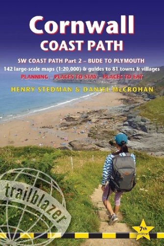 Buchcover und Innenansicht für das Buch: Cornwall Coast Path