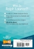 Buchcover und Innenansicht für das Buch: Who Is Ralph Lauren?