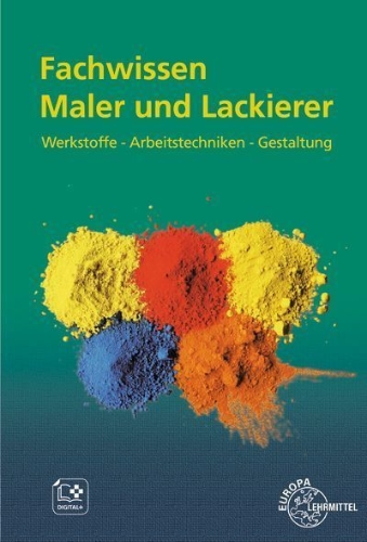 Buchcover und Innenansicht für das Buch: Fachwissen Maler und Lackierer