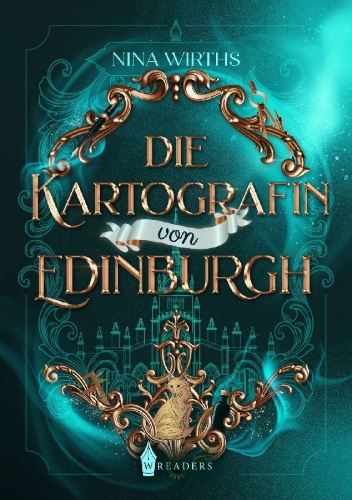 Buchcover und Innenansicht für das Buch: Die Kartografin von Edinburgh