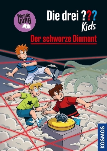 Buchcover und Innenansicht für das Buch: Die drei ??? Kids Der schwarze Diamant