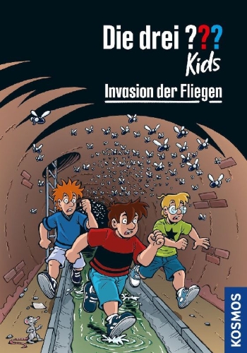 Buchcover und Innenansicht für das Buch: Die drei ??? Kids, 3, Invasion der Fliegen (drei Fragezeichen)
