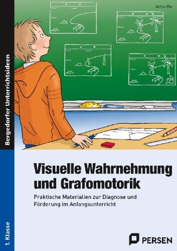 Buchcover und Innenansicht für das Buch: Visuelle Wahrnehmung und Grafomotorik