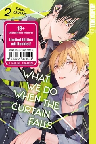Buchcover und Innenansicht für das Buch: What We Do When the Curtain Falls 02 - Limited Edition