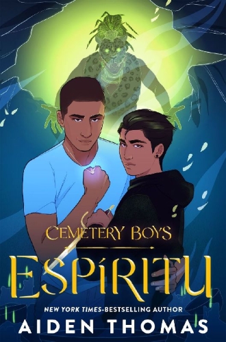 Buchcover und Innenansicht für das Buch: Cemetery Boys: Espíritu