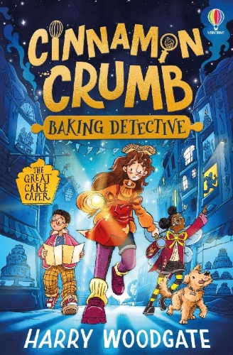 Buchcover und Innenansicht für das Buch: Cinnamon Crumb, Baking Detective: The Great Cake Caper