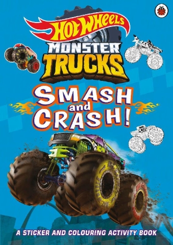 Buchcover und Innenansicht für das Buch: Hot Wheels: Monster Trucks: Smash and Crash!