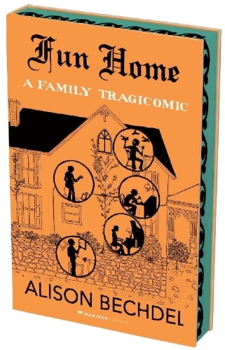 Buchcover und Innenansicht für das Buch: Fun Home: The Deluxe Collector's Edition