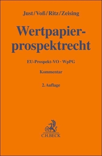 Buchcover und Innenansicht für das Buch: Wertpapierprospektrecht