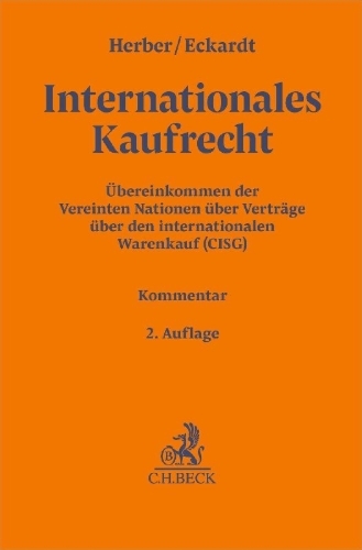 Buchcover und Innenansicht für das Buch: Internationales Kaufrecht