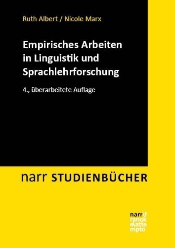 Buchcover und Innenansicht für das Buch: Empirisches Arbeiten in Linguistik und Sprachlehrforschung