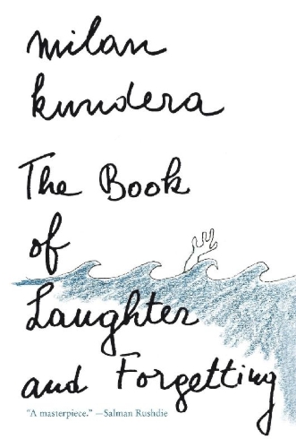 Buchcover und Innenansicht für das Buch: The Book of Laughter and Forgetting