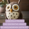 Buchcover und Innenansicht für das Buch: Filzen mit der Nadel (kreativ.startup)