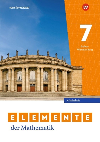 Buchcover und Innenansicht für das Buch: Elemente der Mathematik SI. Arbeitsheft 7 mit Lösungen. Für Baden-Württemberg