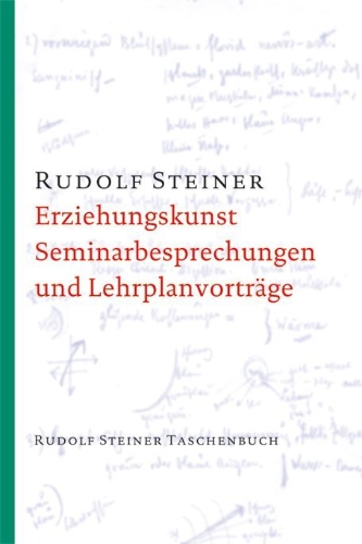 Buchcover und Innenansicht für das Buch: Erziehungskunst, Seminarbesprechungen und Lehrplanvorträge