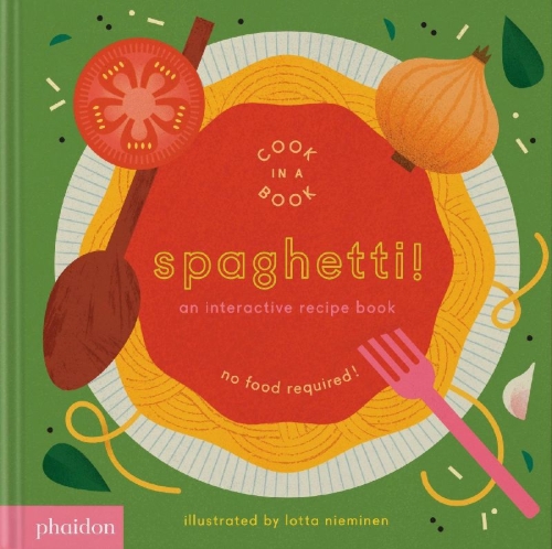 Buchcover und Innenansicht für das Buch: Spaghetti!
