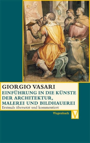 Buchcover und Innenansicht für das Buch: Einführung in die Künste der Architektur, Malerei und Bildhauerei