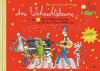 Buchcover und Innenansicht für das Buch: Am Weihnachtsbaume - Die 24 tollsten Weihnachtslieder zum Gucken, Hören und Mitsingen