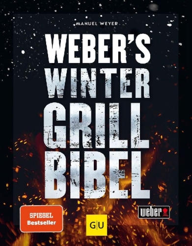 Buchcover und Innenansicht für das Buch: Weber's Wintergrillbibel