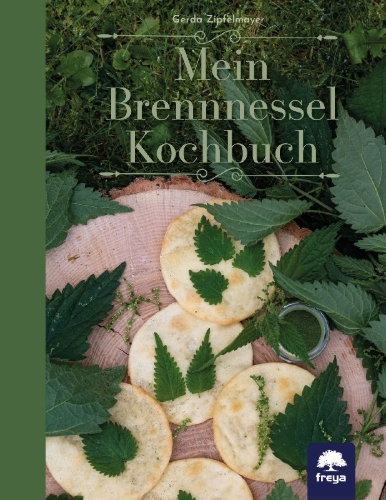 Buchcover und Innenansicht für das Buch: Mein Brennnessel Kochbuch