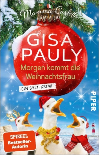 Buchcover und Innenansicht für das Buch: Morgen kommt die Weihnachtsfrau