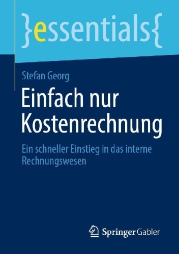 Buchcover und Innenansicht für das Buch: Einfach nur Kostenrechnung