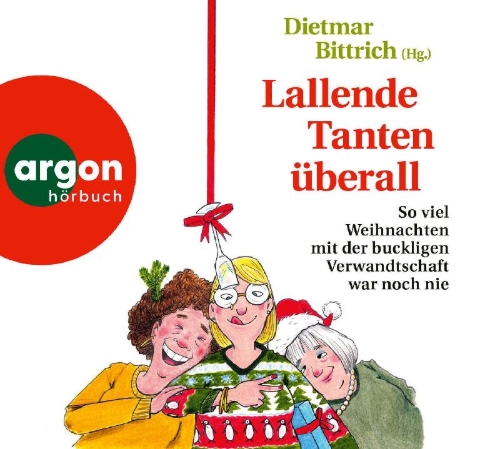 Buchcover und Innenansicht für das Buch: Lallende Tanten überall