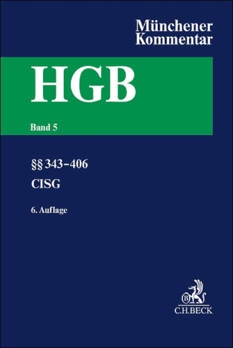 Buchcover und Innenansicht für das Buch: Münchener Kommentar zum Handelsgesetzbuch  Bd. 5: Viertes Buch. Handelsgeschäfte