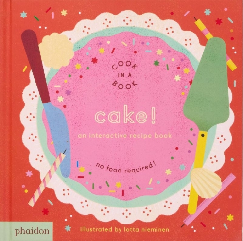 Buchcover und Innenansicht für das Buch: Cake!