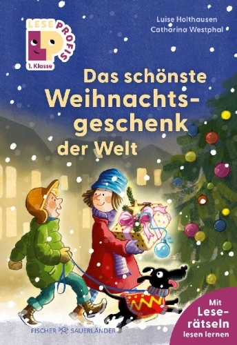 Buchcover und Innenansicht für das Buch: Leseprofis - Das schönste Weihnachtsgeschenk der Welt, 1. Klasse